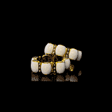 Introducing our exquisite Traditional Gajra Pair - (KMB0576)