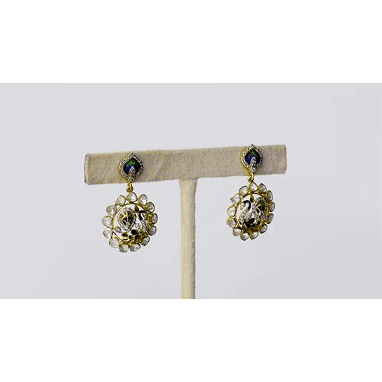 Fusion Style Pendant and Earring Set - (GDPE0399)