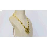 Discover opulent elegance with our long patrihaar type necklace and earring pair - (KMNE3448)