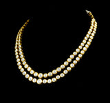 Stunning Round Uncut Diamond Necklace and Earring Pair - kmne3399