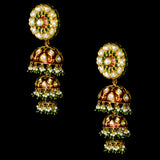 Embrace timeless elegance with this exquisite Traditional Long Jhoomkis Pair - KME2364