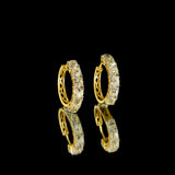 Graceful and timeless, this mutual cut diamond Bali earring pair exudes brilliance and elegance—perfect for adding a refined sparkle to any ensemble.(GDE0441)