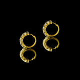 Graceful and timeless, this mutual cut diamond Bali earring pair exudes brilliance and elegance—perfect for adding a refined sparkle to any ensemble.(GDE0441)