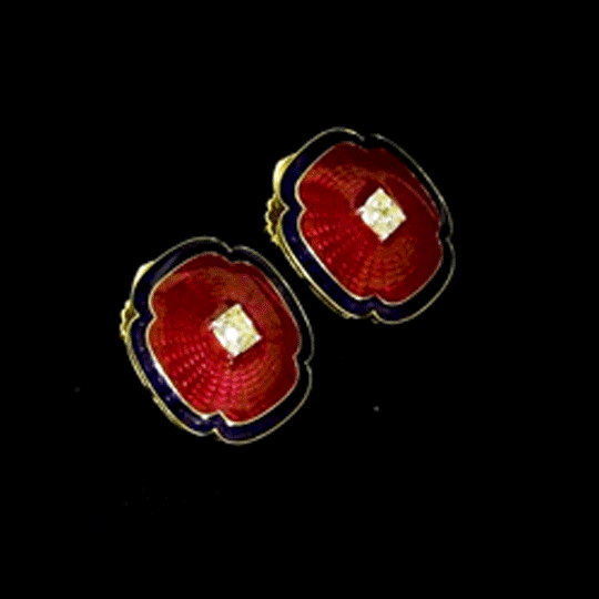 Elegant enamelled diamond tops designed for effortless everyday wear, blending vibrant craftsmanship, timeless charm, and subtle sparkle for every occasion.(GDE0477)