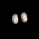 Halo Diamond Polki Tops Oversized Diamond Polki centres embraced by shimmering round diamonds, creating bold statement tops with refined brilliance and contemporary sophistication.(GDE0479)