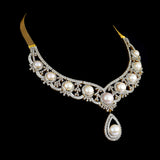 Indulge in Elegance with this Stunning Necklace and Earring Pair - (GDNE0379)