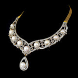 Indulge in Elegance with this Stunning Necklace and Earring Pair - (GDNE0379)