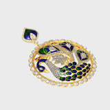 Fusion Style Pendant and Earring Set - (GDPE0399)