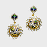 Fusion Style Pendant and Earring Set - (GDPE0399)
