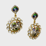 Fusion Style Pendant and Earring Set - (GDPE0399)