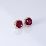 Radiant ruby and diamond tops crafted to add timeless elegance, vibrant luxury, and dazzling sparkle to every special occasion.(KCA-20)
