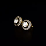 Diamond Polki Statement Tops Bold Diamond Polki tops framed with brilliant round diamonds, crafted to make every look effortlessly refined and distinctive.(KME2545)