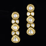 Necklace with Uncut Polki Diamond-KMNE2860