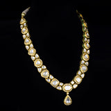 Necklace with Uncut Polki Diamond-KMNE2860
