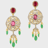 Choker Necklace and Earring pair - KMNE3369