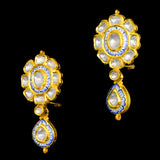 Elevate your style with our turquoise and white painting - (KMNE3431)