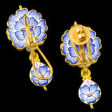 Elevate your style with our turquoise and white painting - (KMNE3431)