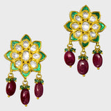 Elegant Pendant with Peacock Design at the Center - (KMPE1286)