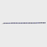Indulge in sophistication with our Sapphire Oval and Diamond Bracelet - (PGDBR035)
