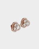 Elegant tops with round and baguette diamonds, radiating timeless sparkle and luxury.(PGDE0421)