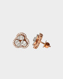 Elegant tops with round and baguette diamonds, radiating timeless sparkle and luxury.(PGDE0421)