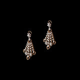 Diamond Fringe Necklace Set A graceful necklace set featuring cascading round diamonds in an elegant fringe design, paired with matching statement earrings for timeless brilliance and refined sophistication.(PGDNE0138)