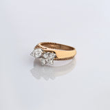 Delicate and stylish, this diamond ring showcases beautiful cuts that sparkle from every angle.(PGDR0500)