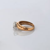 Delicate and stylish, this diamond ring showcases beautiful cuts that sparkle from every angle.(PGDR0500)
