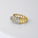 Sparkling diamonds beautifully arranged in this statement ring, offering timeless elegance and brilliant shine.(PGDR0513)