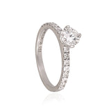 Designed to shine today and forever, this solitaire diamond ring blends timeless beauty with refined craftsmanship.(PGDR0537)