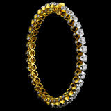 Introducing our exquisite 17 Pointer Diamond Bangle - (WDN1100)