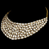 Introducing our exquisite fusion style choker necklace and earring pair - (WDN1145)