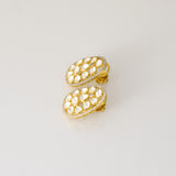 A graceful fusion of Diamond Polki and diamonds, crafted for timeless elegance and sparkle.(WDN1267)