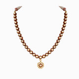 Necklace with Uncut Polki Diamond-KMNE1392