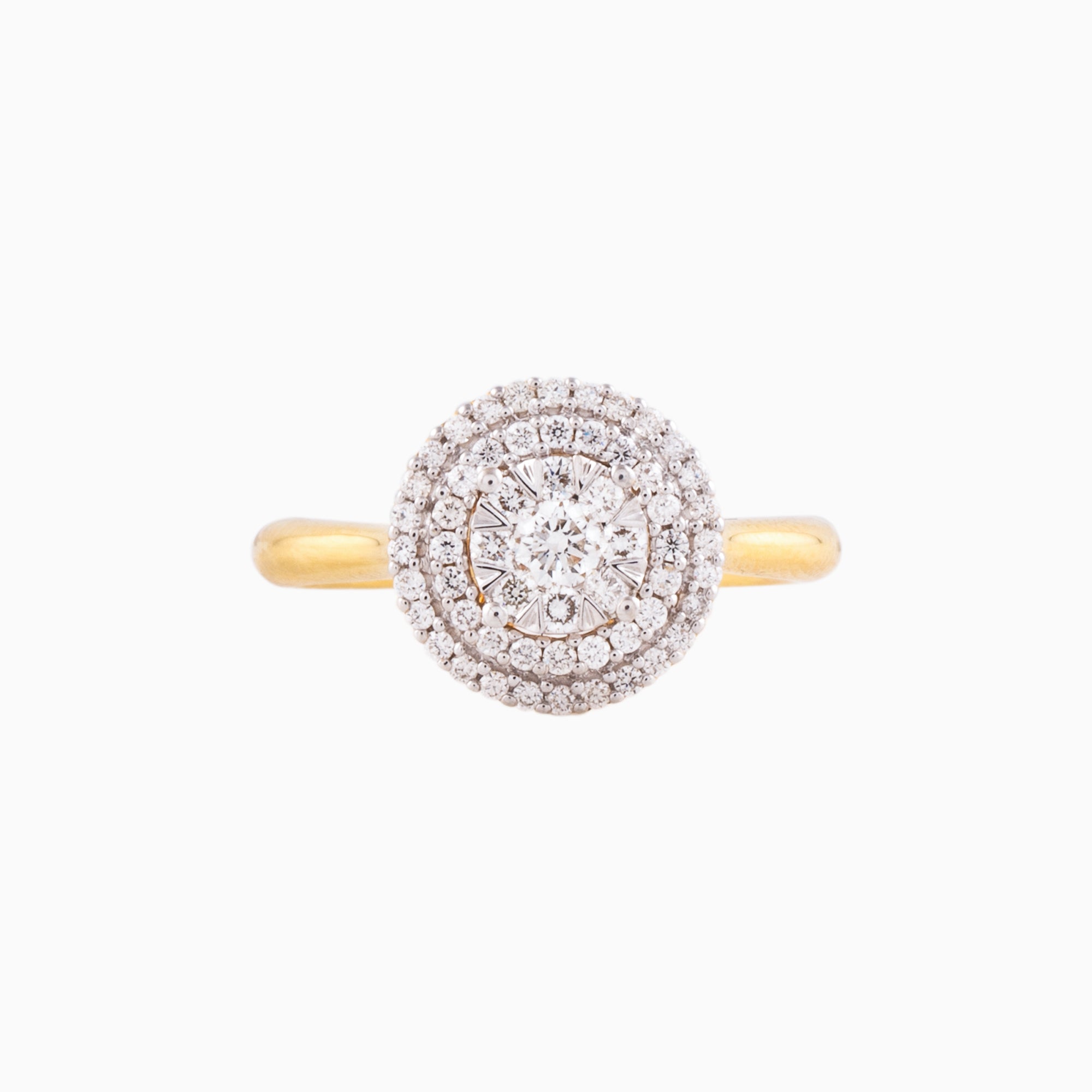 Ring  with Round Cut Diamond-PGDR0298