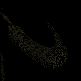 Necklace and Earring pair in red enameled with uncut diamond in 22k gold.The traditional red Meena necklace and earring pair is an exquisite piece of jewelry that exudes timeless elegance and sophistication. - KMNE3178